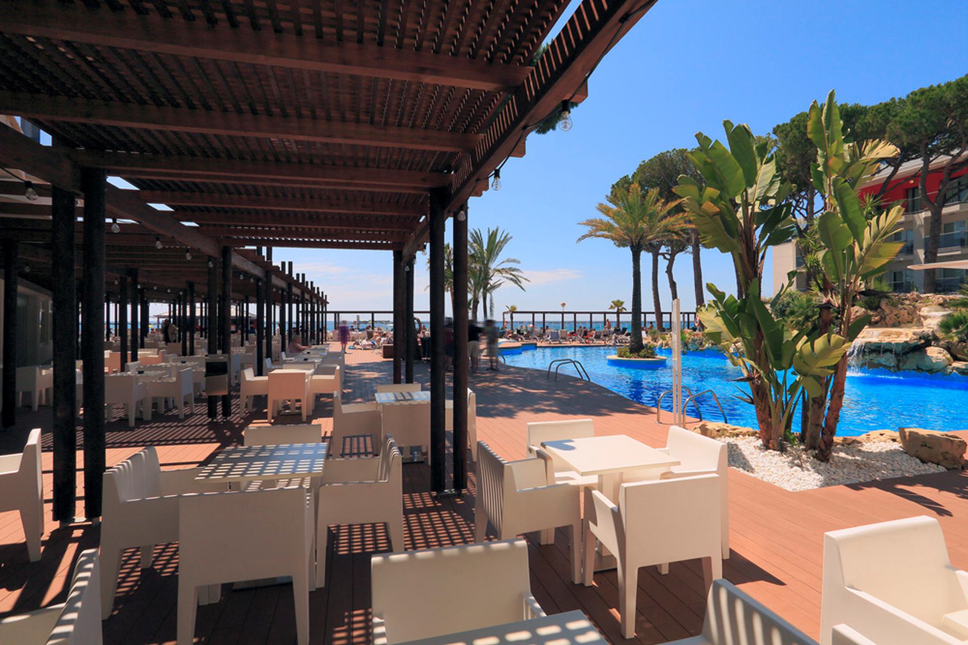 Restaurant in het Estival Centurion Playa Hotel in Cambrils, Spanje foto 2