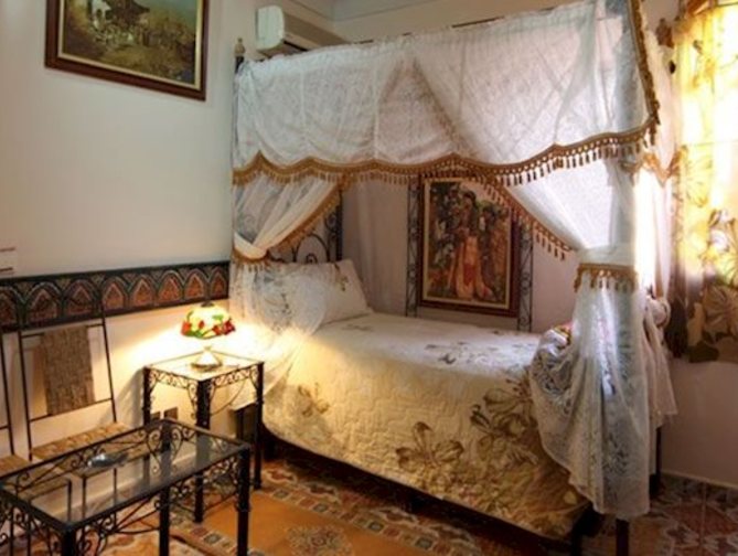 Hotelkamer in Moroccan House Hotel in Marrakech, Marokko foto 3