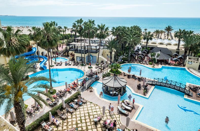 Zwembad van Paradis Palace Hotel Hammamet, Tunesië foto 1