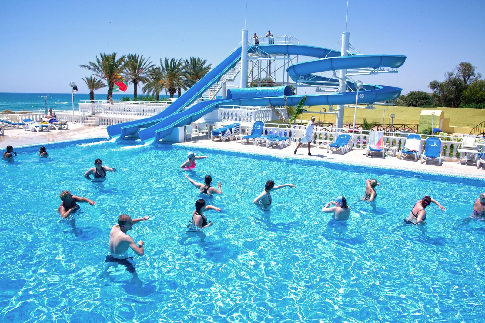 Zwembad van Samira Club Hotel in Hammamet, Tunesië foto 2