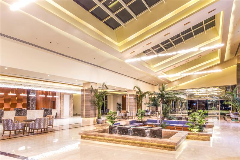 Architectuur van het Dreams Beach Marsa Alam Hotel in Sharm El Sheikh, Egypte foto 3