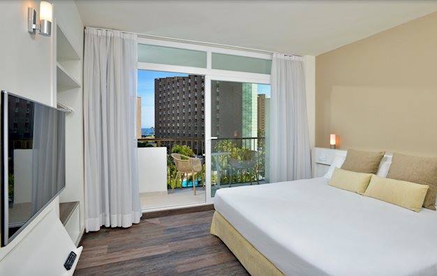 Hotelkamer in H-Top Palace Hotel in Calella, Spanje foto 2