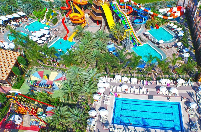 Zwembad van Royal Dragon Hotel in Side, Turkije foto 2