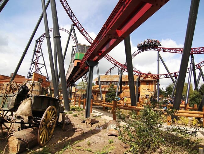 Kermis bij Vakantiepark Hotel in Slagharen, Nederland foto 2