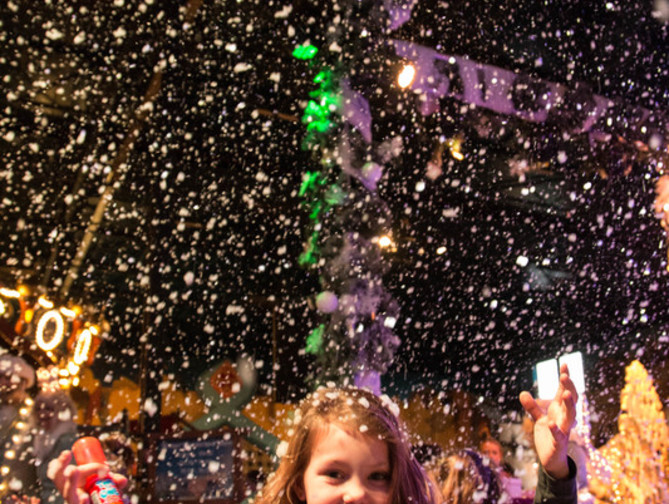Funfair at Toverland Winter in Sevenum, Netherlands photo 3