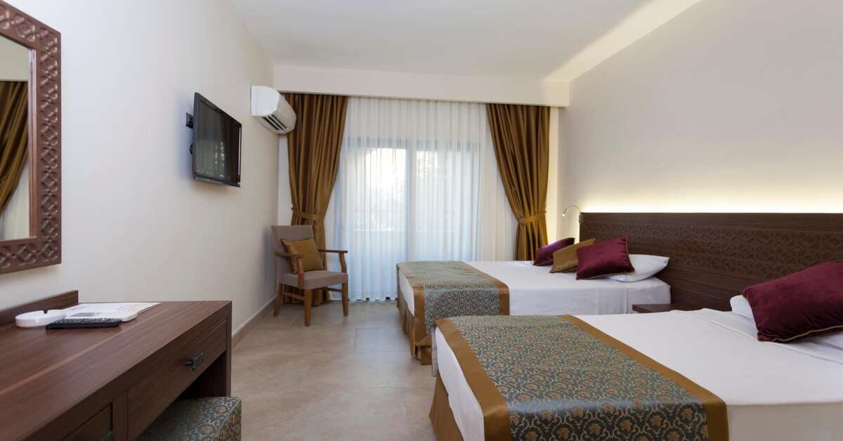 Hotelkamer in Alaaddin Beach Hotel Alanya, Turkije foto 3
