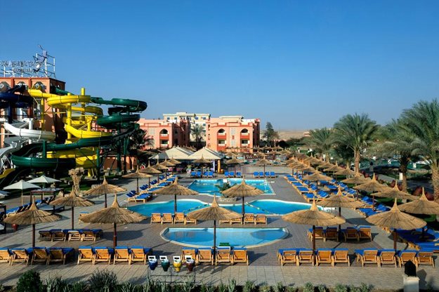 Zwembad van Albatros Aqua Park Sharm Resort in Hurghada, Egypte foto 3