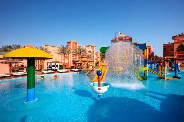 Zwembad van Albatros Aqua Park Sharm Resort in Hurghada, Egypte foto 2