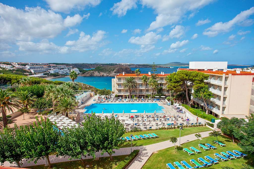 Buitenkant van Aguamarina Club Hotel Arenal D En Castell, Spanje foto 2