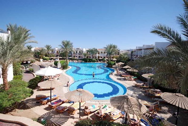 Zwembad van Dive Inn Resort in Sharm El Sheikh, Egypte foto 1