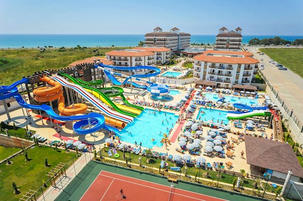 Zwembad van Eftalia Aqua Resort in Alanya, Turkije foto 1