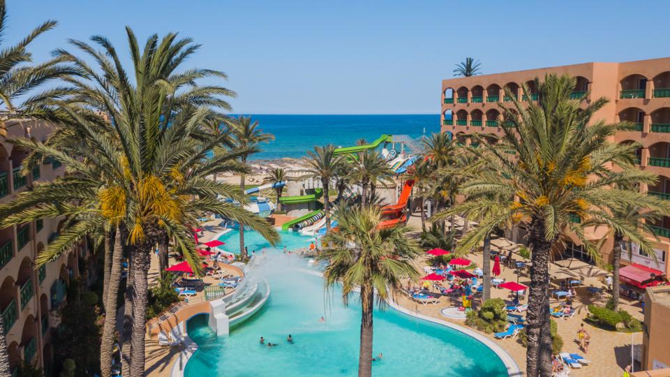 Zwembad van Marabout Hotel in Sousse, Tunesië foto 2