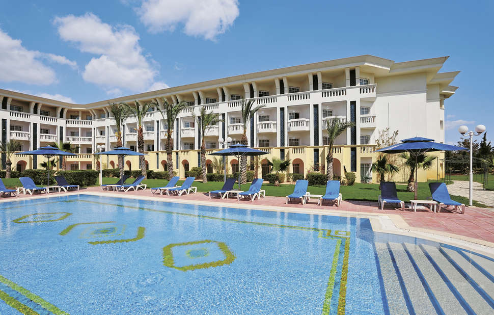 Zwembad van Medina Solaria & Thalasso Hotel Yasmine Hammamet, Tunesie foto 2