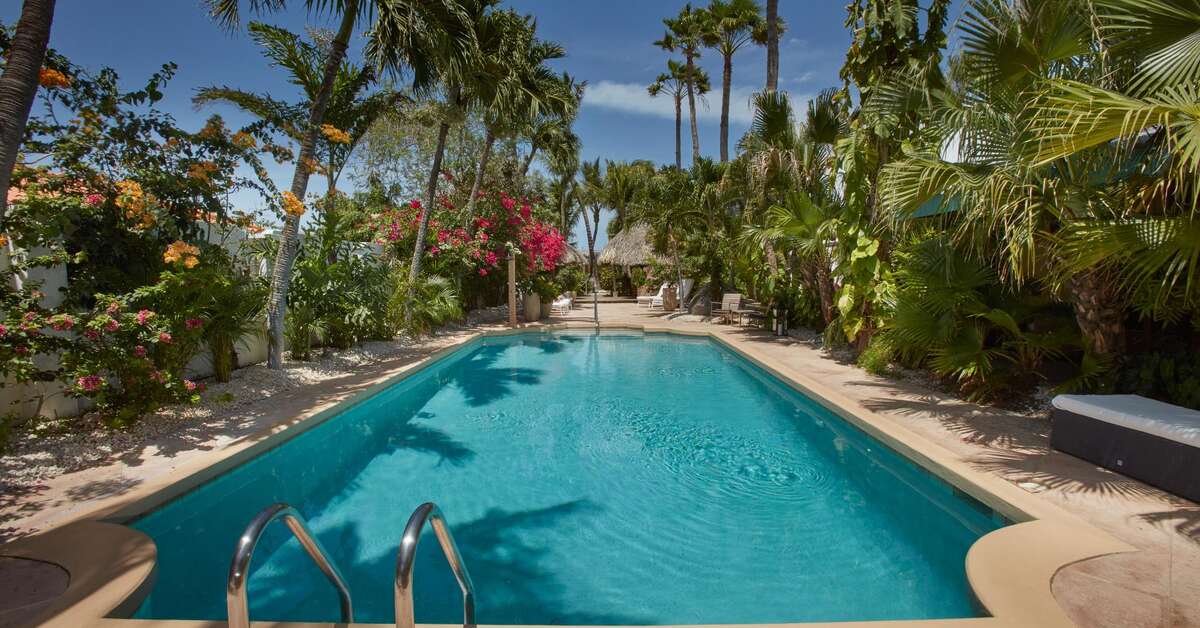 Zwembad van Park Appartementen Hotel in Paradera, Aruba foto 1