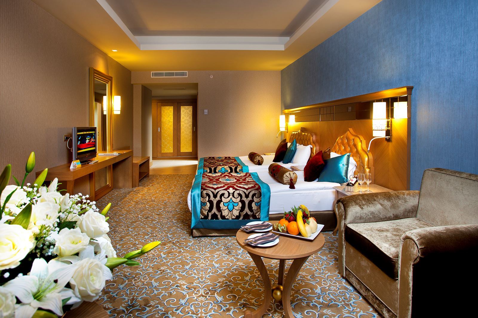 Hotelkamer in Royal Holiday Palace Hotel in Lara, Turkije foto 3