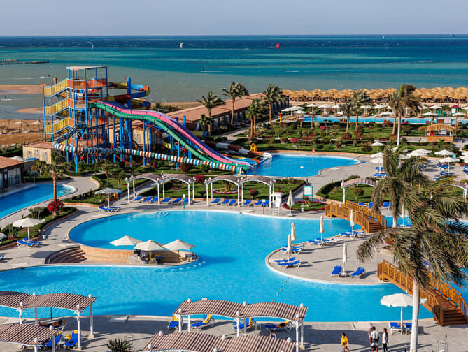 SUNRISE Alora Aqua Park Resort Hurghada luxe familievakantie