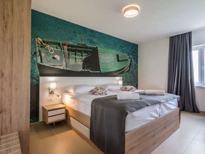 Hotelkamer in Appartementen Villa 4M Hotel in Ražanac, Kroatië  foto 1