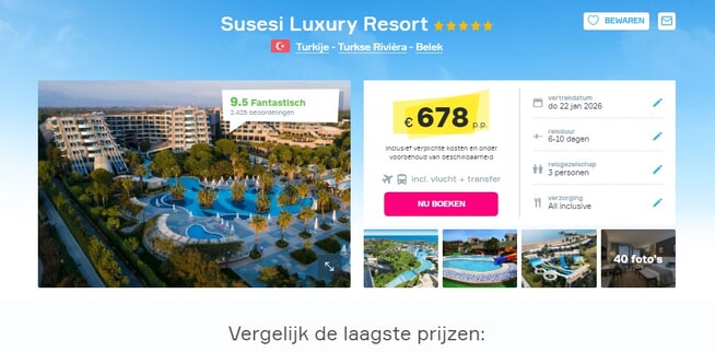 Susesi Luxury Resort: Luxe Vakantie Belek Turkije
