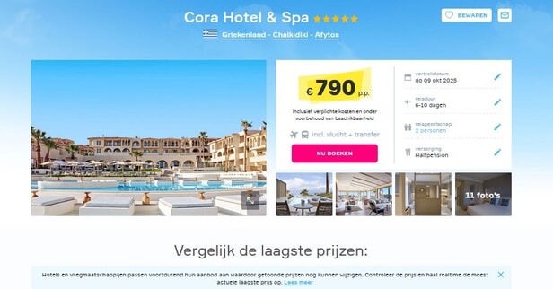 Cora Hotel & Spa Kreta: Luxe Vakantiedeal Griekenland