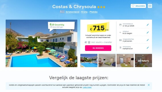 Costas & Chrysoula: Zonovergoten Vakantiedeal Kreta!