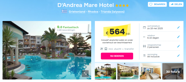 d'andrea-mare-beach-resort-rhodos-griekenland