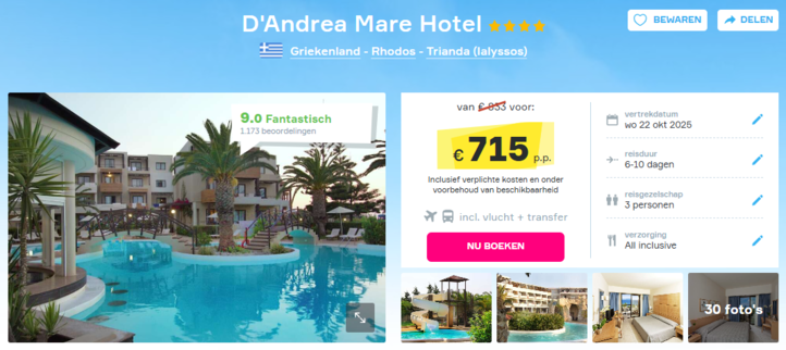 d'andrea-mare-beach-resort-rhodos-griekenland