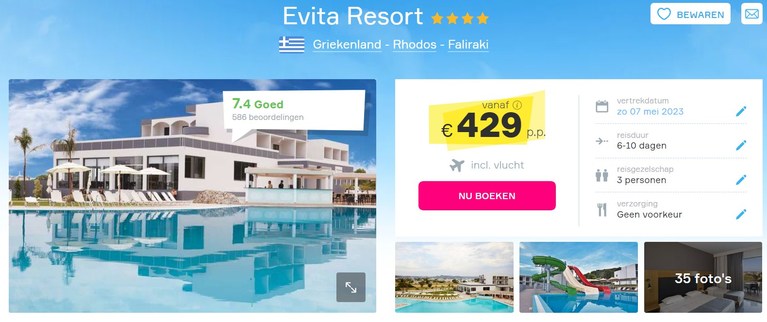 Evita Resort: Genieten van een zonovergoten vakantie!