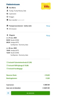 Vox Maris Side luxe vakantie Turkije